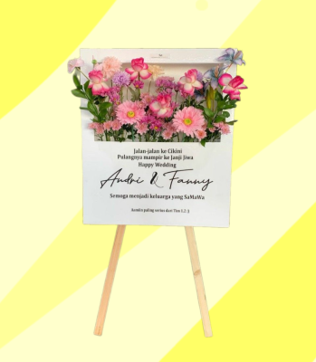 Gift , karangan Bunga, Papan Ucapan, Selamat Sukses / Box Flower