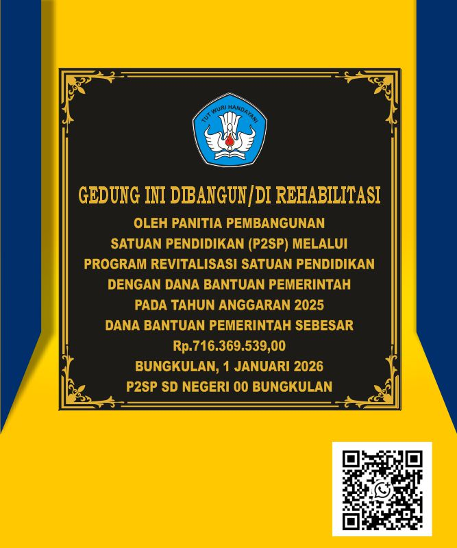 bikin akrilik GEDUNG INI DIBANGUN/DI REHABILITASI