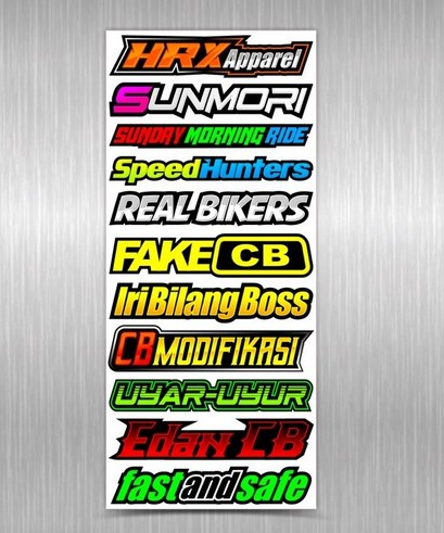 bikin sticker motor termurah di singaraja