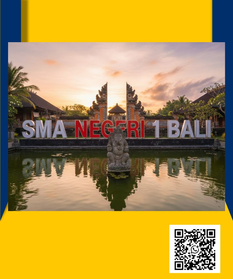 huruf timbul nama sekolah termurah di bali