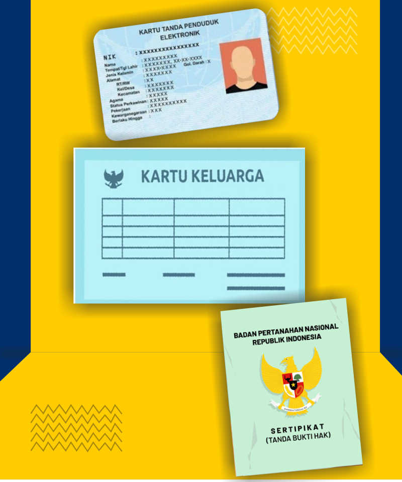 fc ktp , Buku, akte smp sertifikat