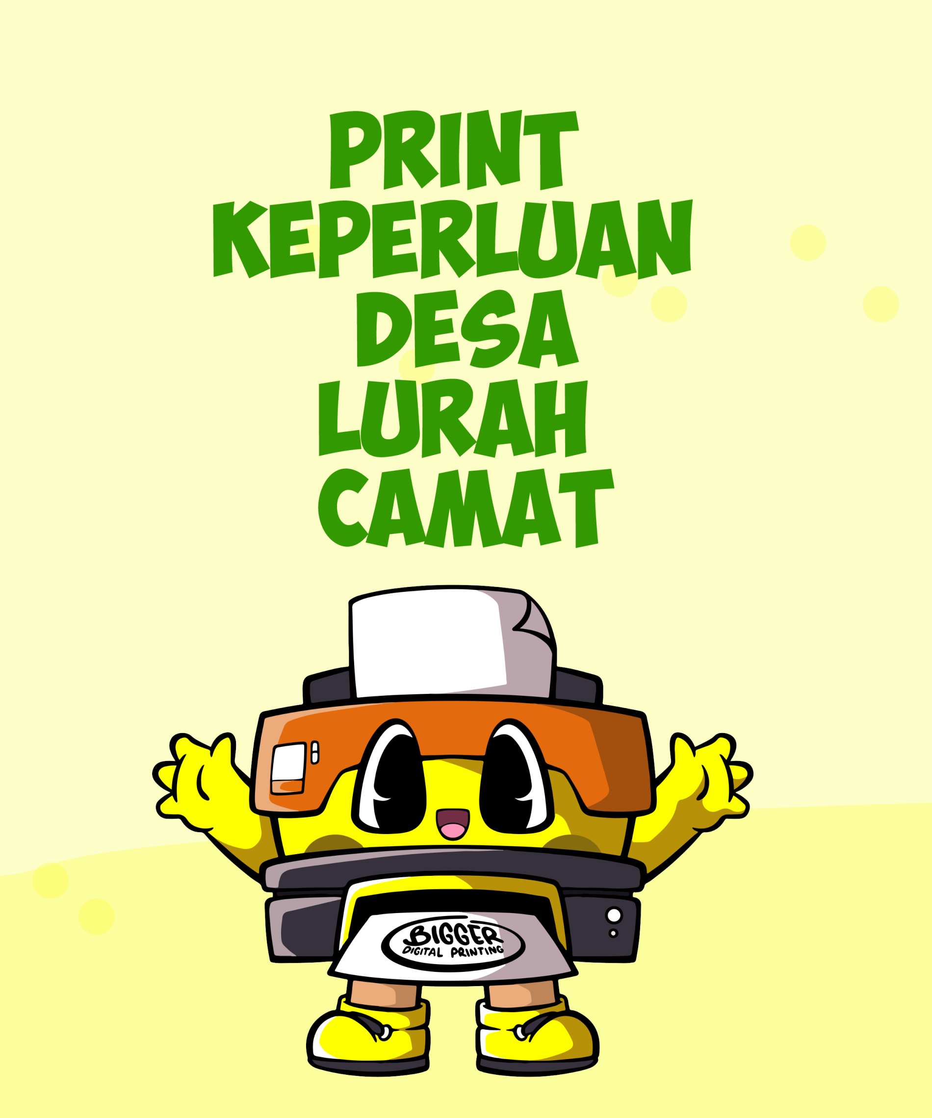 Print Keperluan Kantor desa , Lurah dll